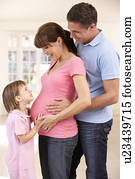 Family expecting new baby