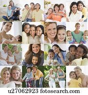 Composite image of families