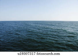 Horizon over sea