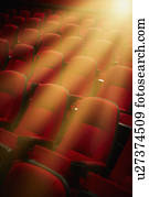 leerer, kino, sitze leerer, kino, sitze