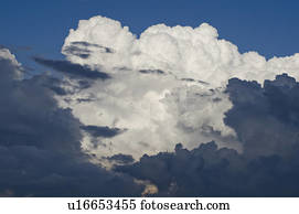 Cumulus cloud formation