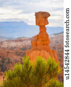 paisagem, com, penhasco