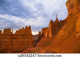 paisagem, com, penhasco