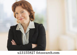 Portrait of senior businesswoman