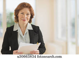 Portrait of senior businesswoman