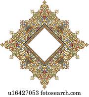 Fancy diamond with copy space