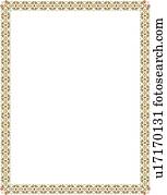 Gold Delicate Border