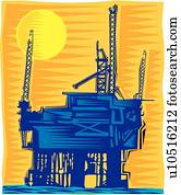 Oil rig Oil rig