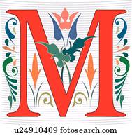 Regal letter M Regal letter M