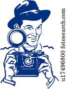 Retro photographer Retro photographer
