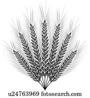 weizen, Calligraphic, design weizen, Calligraphic, design