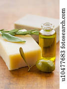 sabonetes, e, óleo aromatherapy