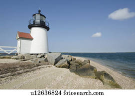 View of Brant Point lighthouse