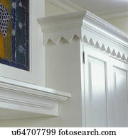 Picture frame molding on walls