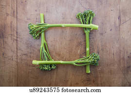 Square of broccoli