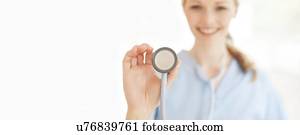 estetoscópio, exame