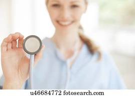 estetoscópio, exame