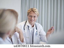 Group of doctors meeting in conference room
