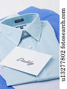 presente, e, cartão, para, dia pai