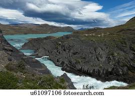 paisagens, de, patagonia, (Chile)