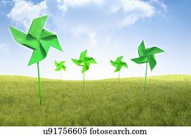 energia renovável, artwork