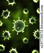 vírus, ilustração