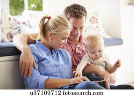 ouders, het boek van de lezing, om te, jonge, zoon