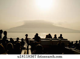 Tourists, Vesuvio Volcano, Napoli, Campania, Italia