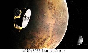 Artwork of New Horizons Mission