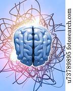 Neuromorphic, engenharia, ilustração