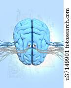 Neuromorphic, engenharia, ilustração