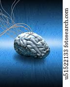 Neuromorphic, engenharia, ilustração