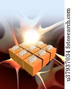 Neuromorphic, engenharia, ilustração