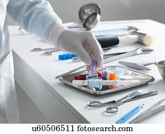 autopsy pathologist taking sample analysis during royalty morgue photography res premium