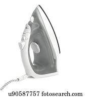 Iron against a white background.