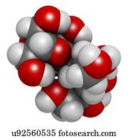 Glucosio, zucchero, molecola Archivio Immagini | u12160060 ...