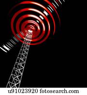 rádio, torre comunicações