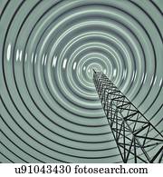 rádio, torre comunicações