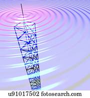 rádio, torre comunicações