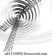 rádio, torre comunicações
