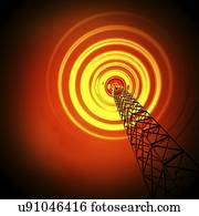 rádio, torre comunicações