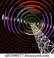 rádio, torre comunicações