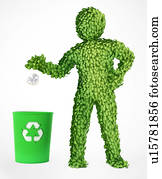 Recycling, illustration