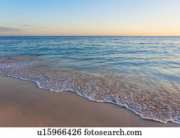 Sunset over tropical sea