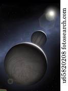 Artwork of Jovian Moon Europa