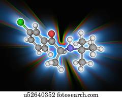 Bupropion, droga, molécula