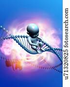 engenharia genética, ilustração