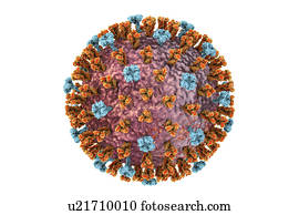 vírus gripe, ilustração