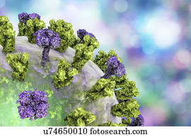 vírus gripe, ilustração