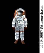 desenho, de, astronauta